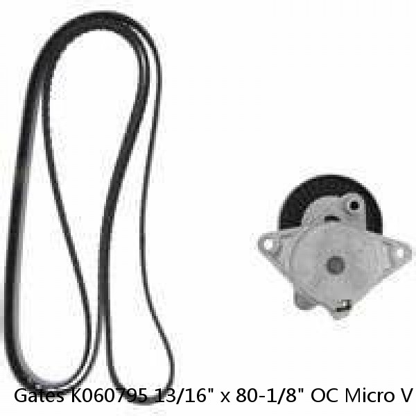 Gates K060795 13/16" x 80-1/8" OC Micro V Serpentine Belt For 2017 Jeep Cherokee