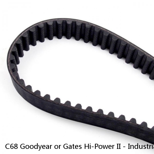 C68 Goodyear or Gates Hi-Power II - Industrial Grade V-Belt - 7/8 x 72